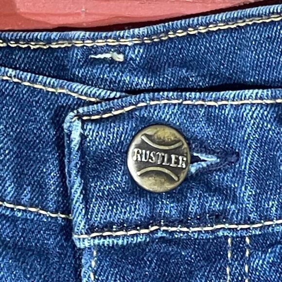 24w RARE 70s USA Vintage Rustler by Wrangler Women's Cutoffs - Picture 3 of 9